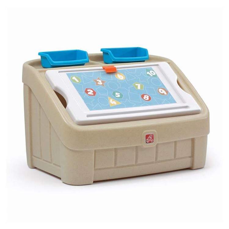 Ящик для игрушек Step 2 Два в одном" (синий) арт. 845500