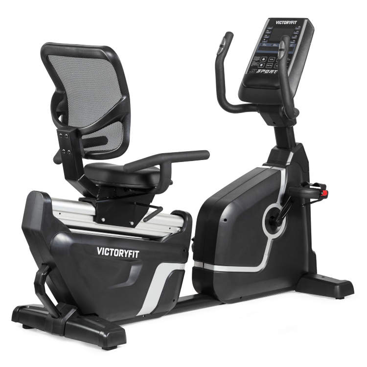 Профессиональный горизонтальный велотренажер VictoryFit VF-D006